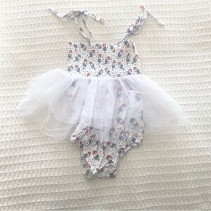 Angel dear astropops tutu bubble white NWT size 18-24M